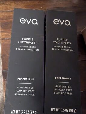evo Purple Toothpaste Peppermint - 3.5 oz (Pack of 2)